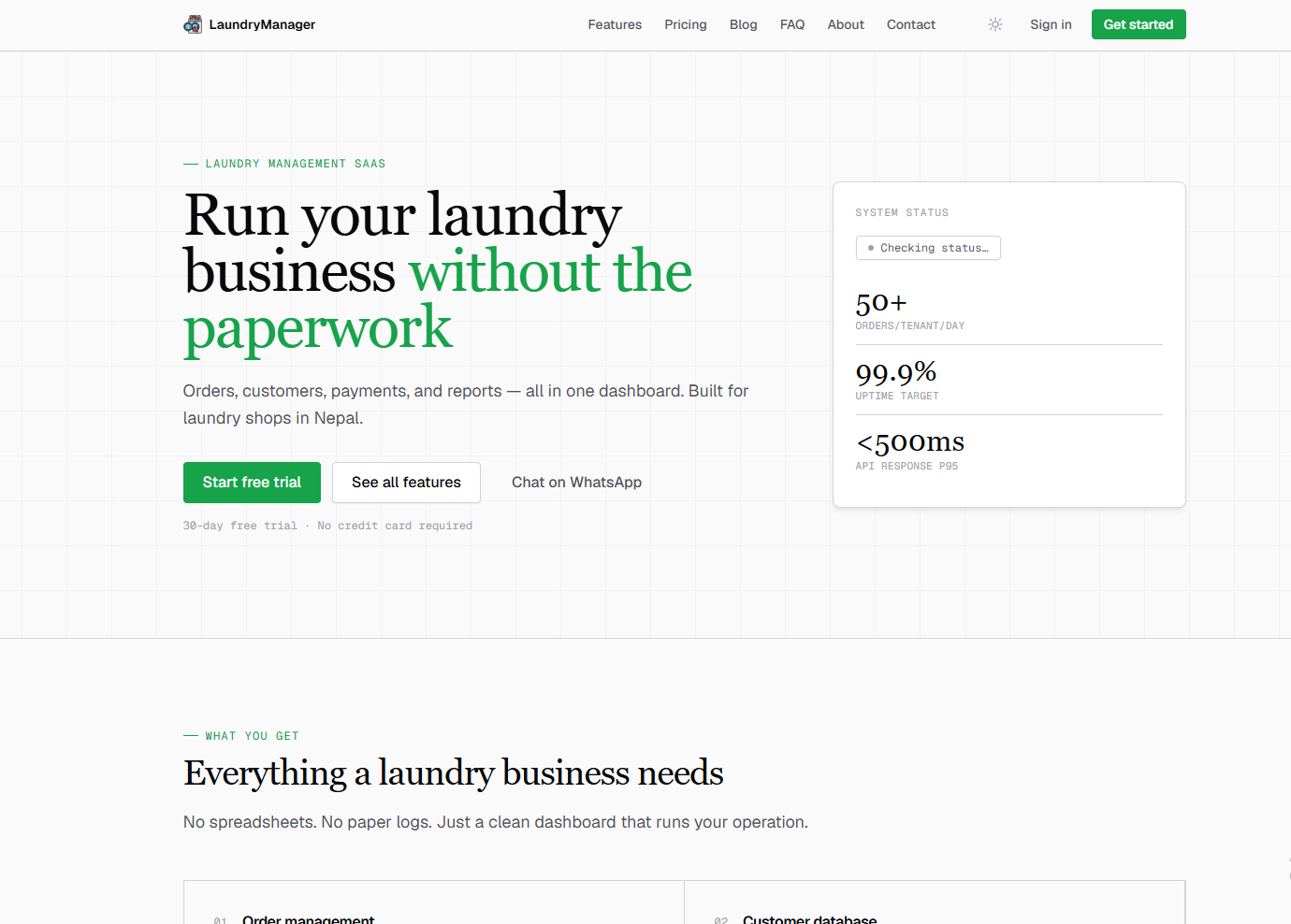 LaundryManager
